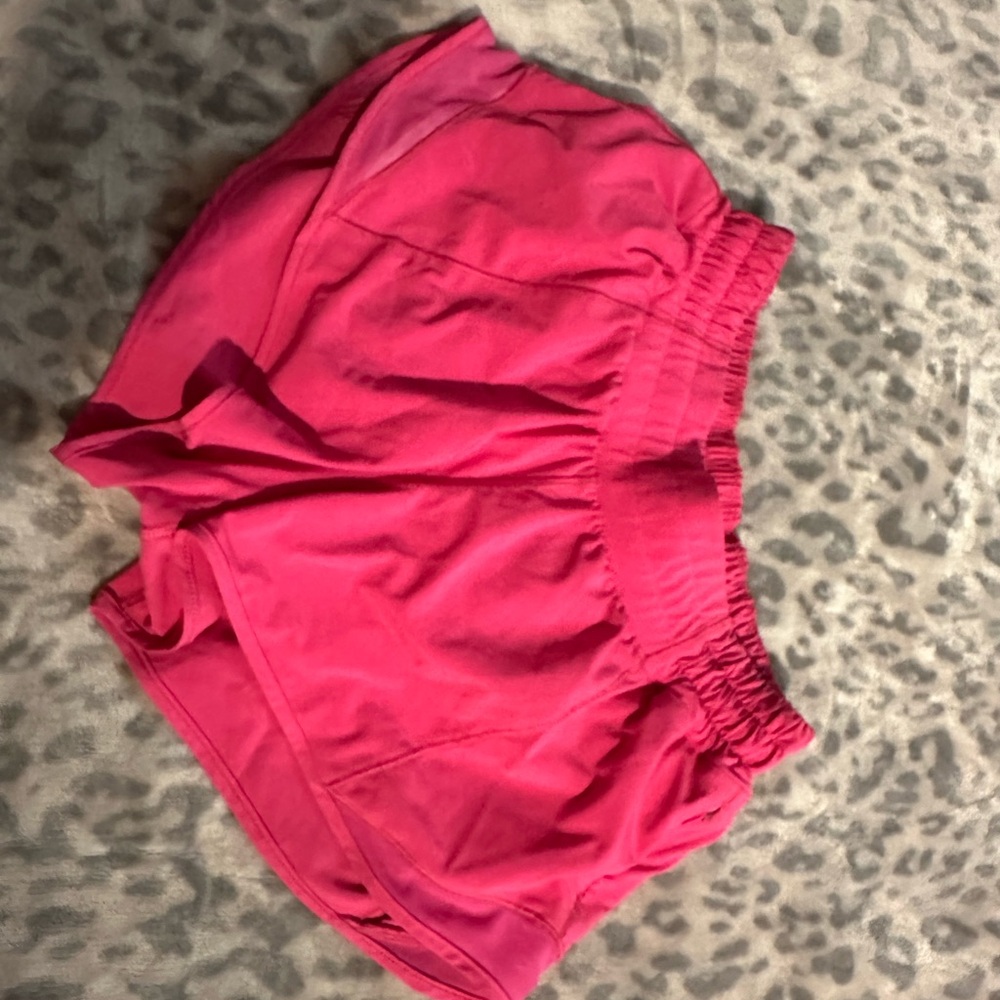 Sonic pink lululemon shorts!